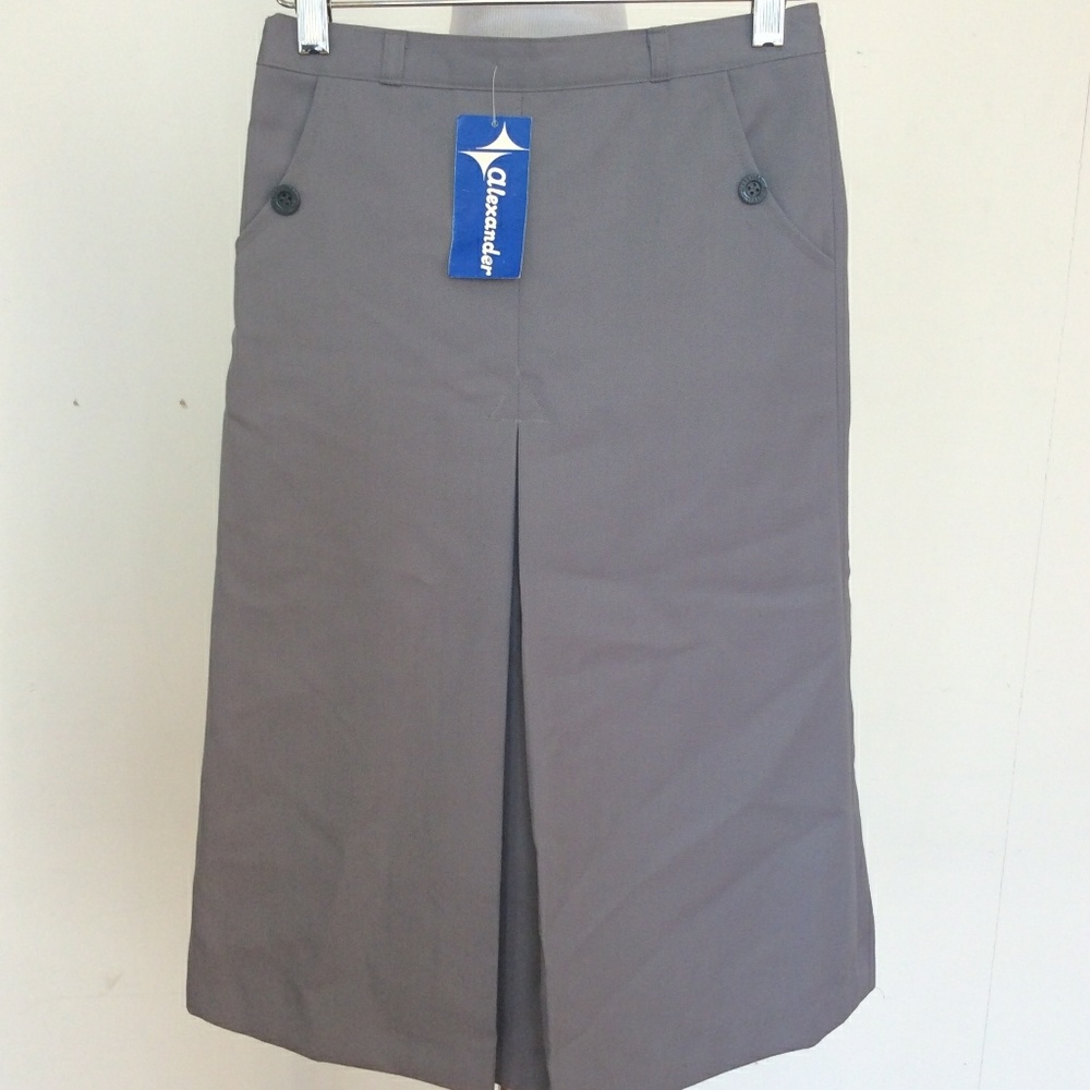True Vintage Deadstock NWT Grey Pencil skirt
